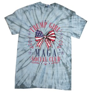 Trump Girl Maga Social Club Tie-Dye T-Shirt