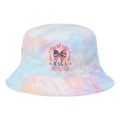 Trump Girl Maga Social Club Tie Dye Newport Bucket Hat