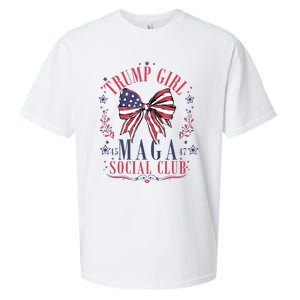 Trump Girl Maga Social Club Sueded Cloud Jersey T-Shirt