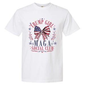 Trump Girl Maga Social Club Garment-Dyed Heavyweight T-Shirt