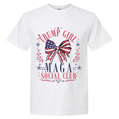 Trump Girl Maga Social Club Garment-Dyed Heavyweight T-Shirt