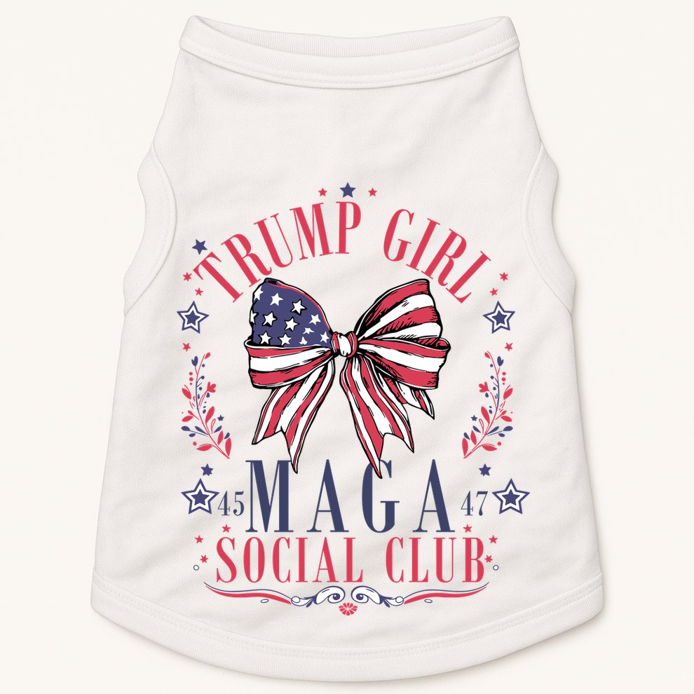 Trump Girl Maga Social Club Doggie Tank