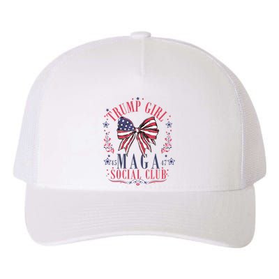 Trump Girl Maga Social Club Yupoong Adult 5-Panel Trucker Hat