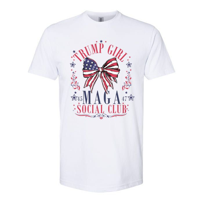 Trump Girl Maga Social Club Softstyle CVC T-Shirt