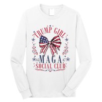 Trump Girl Maga Social Club Long Sleeve Shirt