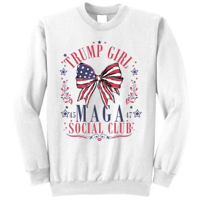 Trump Girl Maga Social Club Sweatshirt