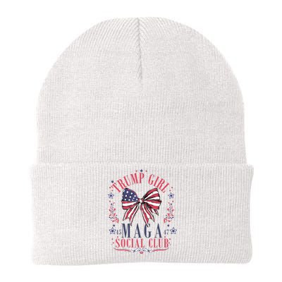 Trump Girl Maga Social Club Knit Cap Winter Beanie