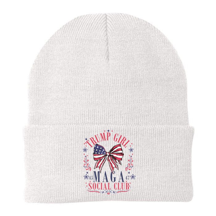 Trump Girl Maga Social Club Knit Cap Winter Beanie