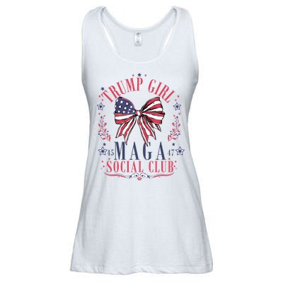 Trump Girl Maga Social Club Ladies Essential Flowy Tank