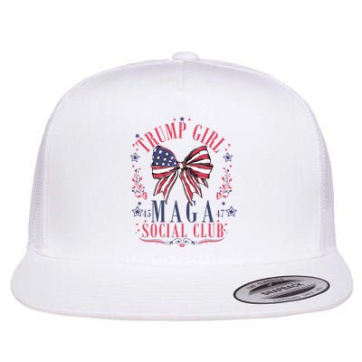 Trump Girl Maga Social Club Flatbill Hat