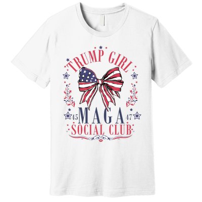 Trump Girl Maga Social Club Premium T-Shirt