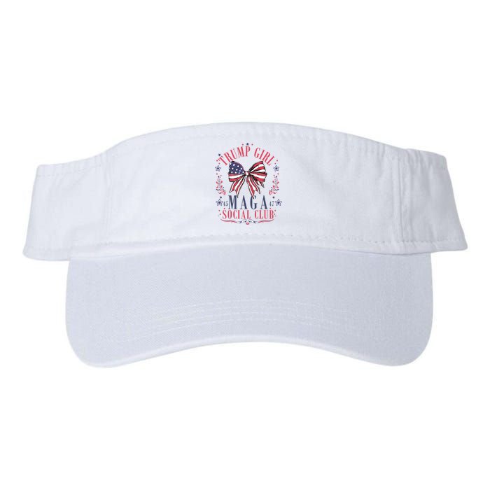 Trump Girl Maga Social Club Valucap Bio-Washed Visor