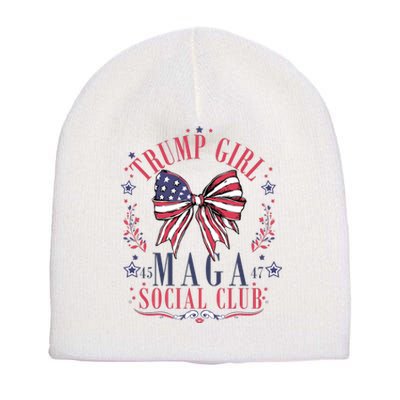 Trump Girl Maga Social Club Short Acrylic Beanie