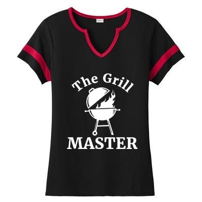 The Grill Master Ladies Halftime Notch Neck Tee