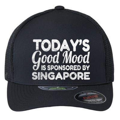 TodayS Good Mood Is Sponsored By Singapore Gift Flexfit Unipanel Trucker Cap
