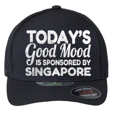 TodayS Good Mood Is Sponsored By Singapore Gift Flexfit Unipanel Trucker Cap