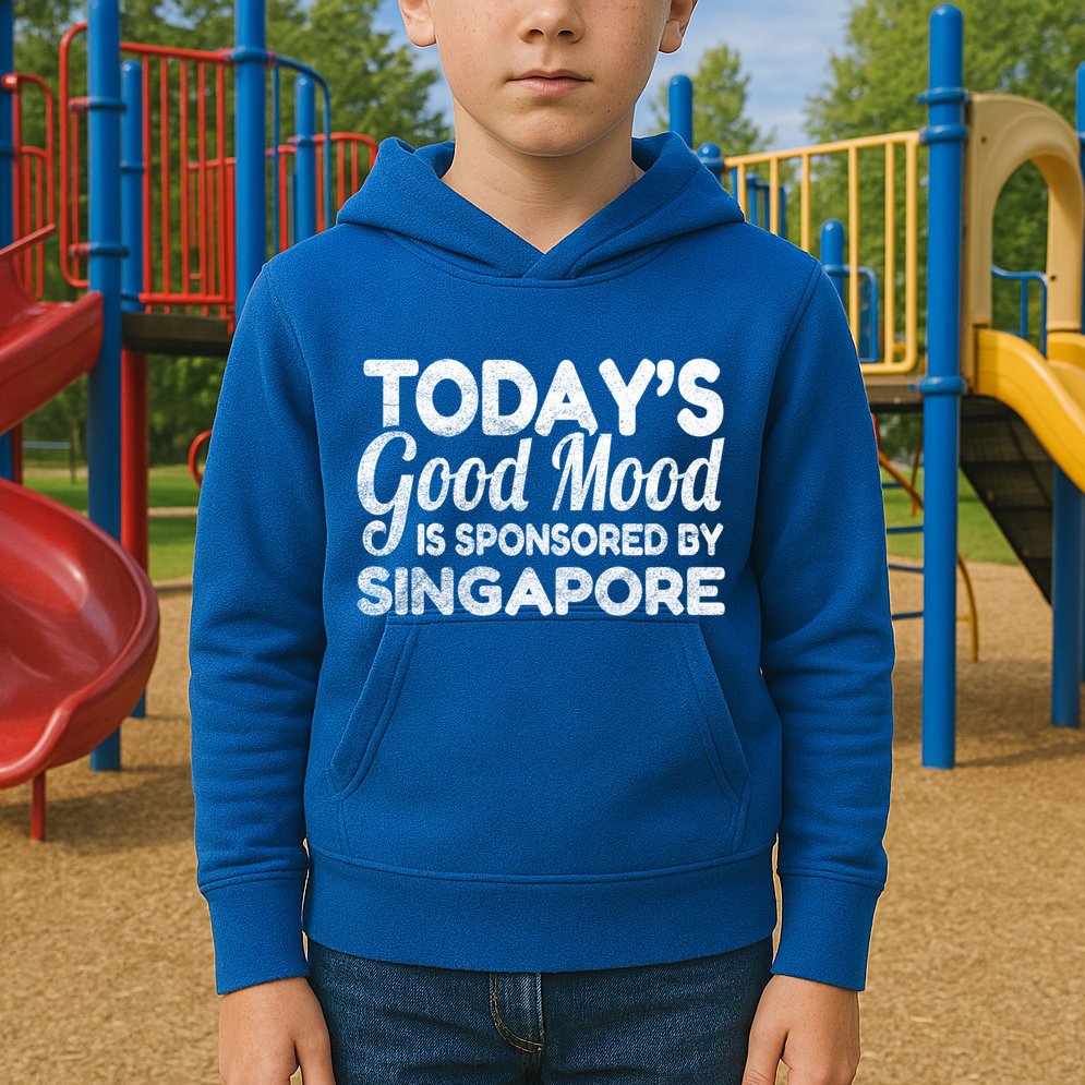 TodayS Good Mood Is Sponsored By Singapore Gift Kids Hoodie