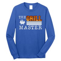 The Grill Master Bbq Barbecue Grillfather Grilling Sausage Gift Long Sleeve Shirt