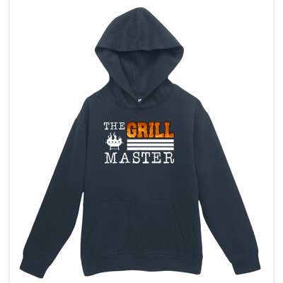 The Grill Master Bbq Barbecue Grillfather Grilling Sausage Gift Urban Pullover Hoodie