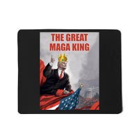 The Great MAGA King Trump 2024 USA Flag Mousepad