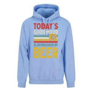 Todays Good Mood Is Sponsored By Beer Gift Unisex Surf Hoodie