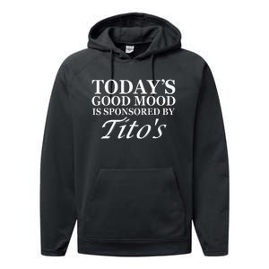 Today's Good Mood Is Sponsored By Titto's Apparel Performance Fleece Hoodie