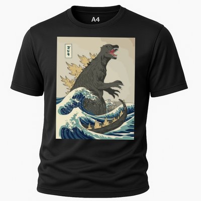 The Great Monster Off Kanagawa Team Wave Performance Shirt