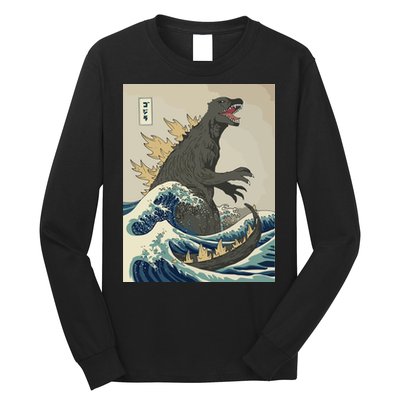The Great Monster Off Kanagawa Team Wave Long Sleeve Shirt