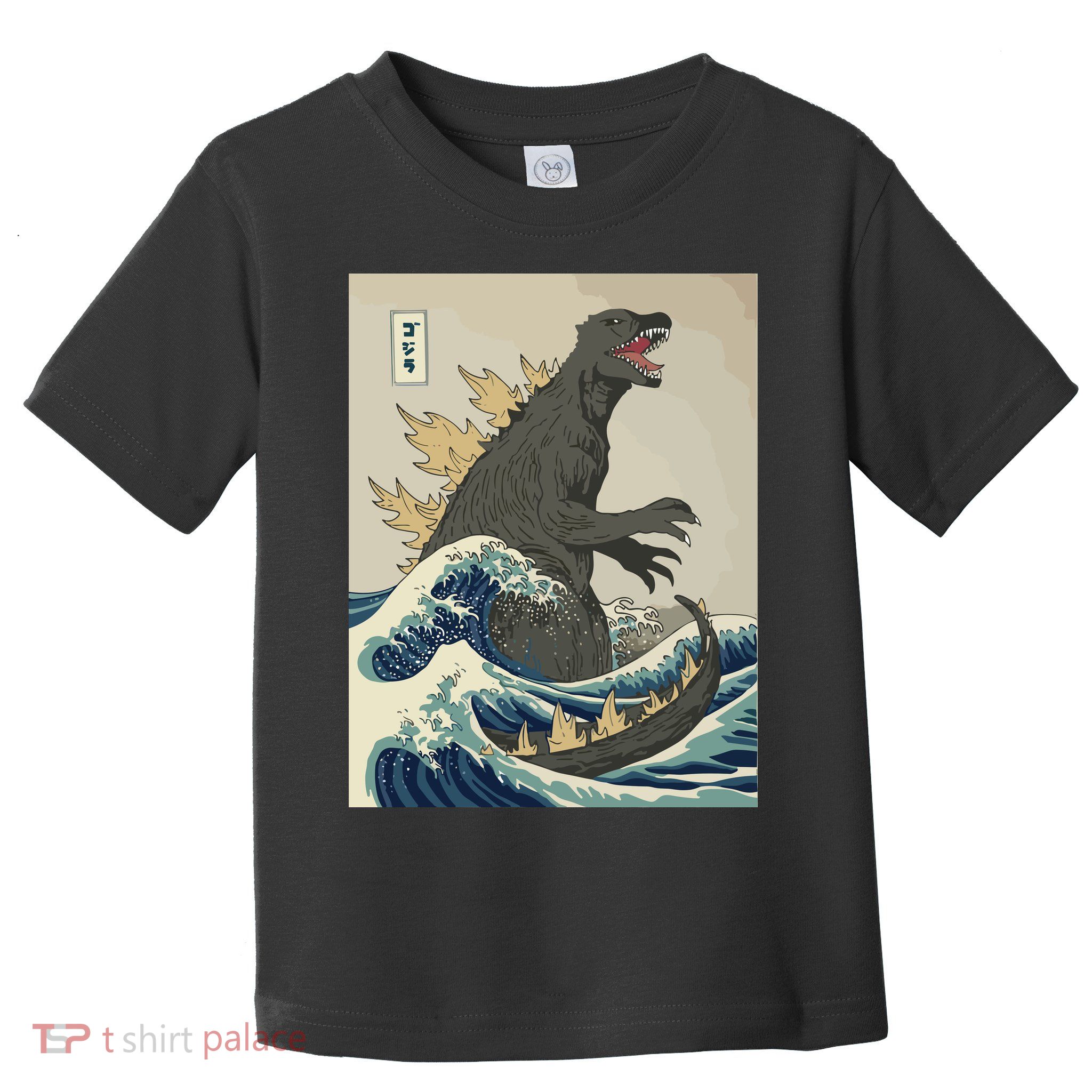 The Great Monster Off Kanagawa Team Wave Toddler T-Shirt