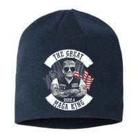 The Great MAGA King Trump 2024 Sustainable Beanie