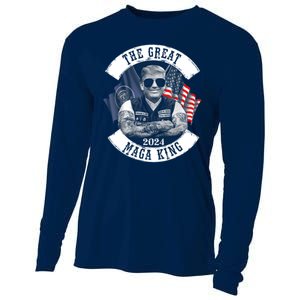 The Great MAGA King Trump 2024 Cooling Performance Long Sleeve Crew