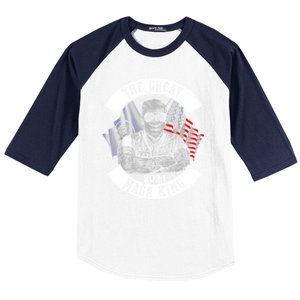 The Great MAGA King Trump 2024 Baseball Sleeve Shirt