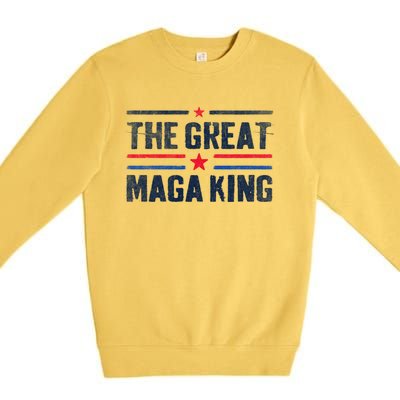 The Great Maga King, Maga King, Ultra Maga Premium Crewneck Sweatshirt