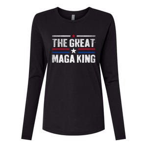 The Great Maga King, Maga King, Ultra Maga Womens Cotton Relaxed Long Sleeve T-Shirt