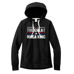 The Great Maga King, Maga King, Ultra Maga Women's Fleece Hoodie