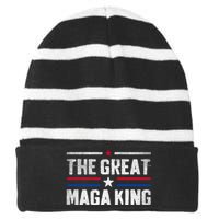 The Great Maga King, Maga King, Ultra Maga Striped Beanie with Solid Band