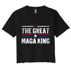 The Great Maga King, Maga King, Ultra Maga Women's Crop Top Tee