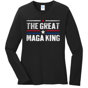 The Great Maga King, Maga King, Ultra Maga Ladies Long Sleeve Shirt