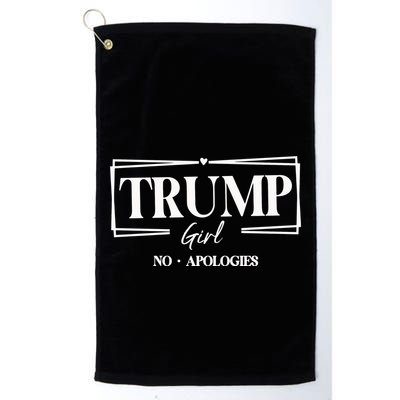 Trump Girl No Apologies Trump Girl Golf Towel