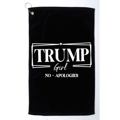 Trump Girl No Apologies Trump Girl Platinum Collection Golf Towel