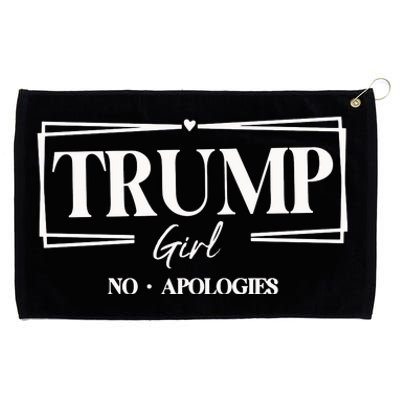 Trump Girl No Apologies Trump Girl Grommeted Golf Towel