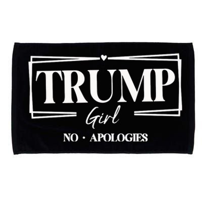 Trump Girl No Apologies Trump Girl Microfiber Hand Towel