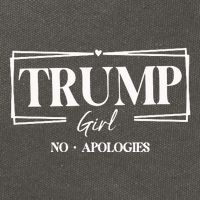 Trump Girl No Apologies Trump Girl Cotton Canvas Backpack
