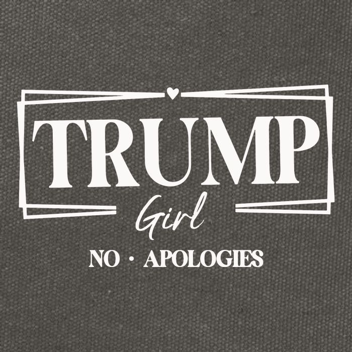 Trump Girl No Apologies Trump Girl Cotton Canvas Backpack