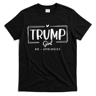 Trump Girl No Apologies Election 2024 T-Shirt