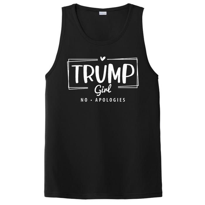 Trump Girl No Apologies Election 2024 PosiCharge Competitor Tank