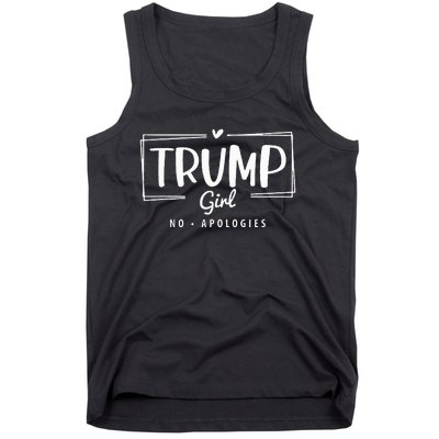 Trump Girl No Apologies Election 2024 Tank Top