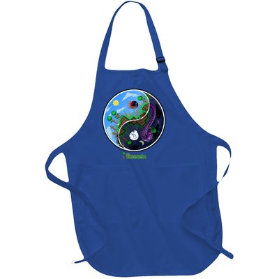 Terraria Gift: Night And Day Full-Length Apron With Pockets