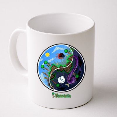 Terraria Gift: Night And Day Coffee Mug