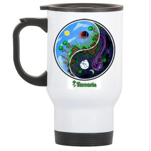 Terraria Gift: Night And Day Stainless Steel Travel Mug